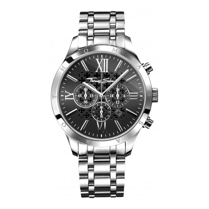 Thomas Sabo Rebel At Heart Stainless Steel Black Watch WA0015 - 201 - 203Thomas Sabo WatchesWA0015 - 201 - 203