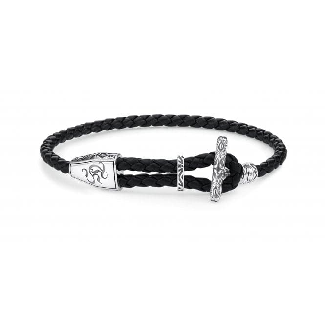 Thomas Sabo Rebel Heart Ornament Leather Bracelet A1859 - 682 - 11 - L25vThomas Sabo Sterling SilverA1859 - 682 - 11 - L25v