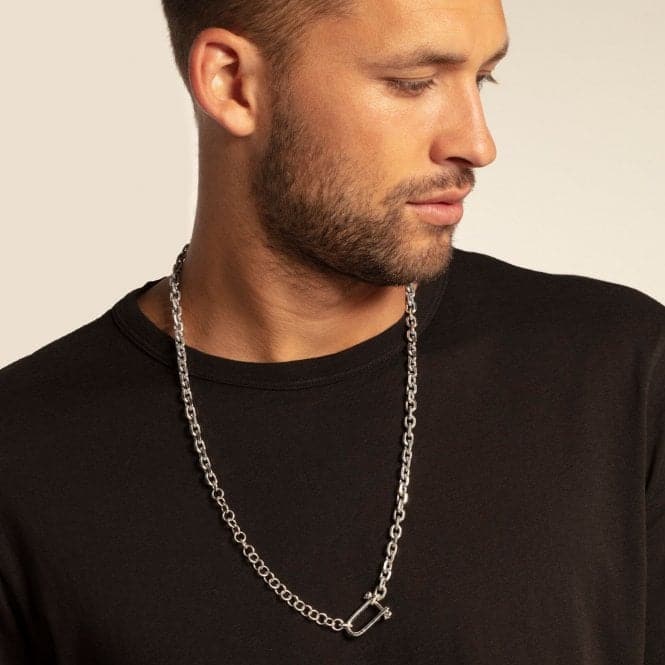 Thomas Sabo Rebel Iconic Skull Chain Necklace KE1796 - 637 - 21Thomas Sabo Sterling SilverKE1796 - 637 - 21 - L55v