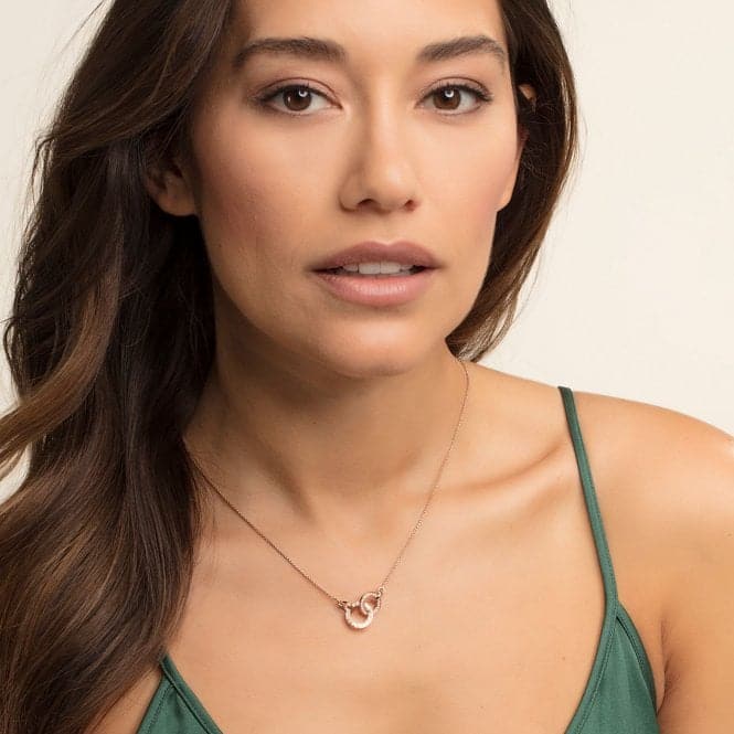 Thomas Sabo Rose Gold Plated Together Forever Necklace KE1488 - 416 - 40 - L45vThomas Sabo Sterling SilverKE1488 - 416 - 40 - L45v