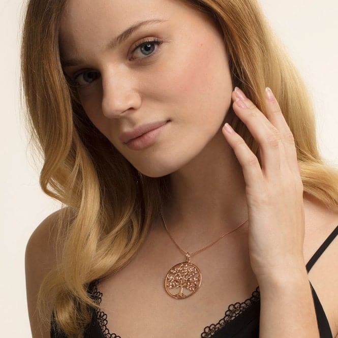 Thomas Sabo Rose Gold Plated Tree of Love Pendant PE759 - 416 - 14Thomas Sabo Sterling SilverPE759 - 416 - 14