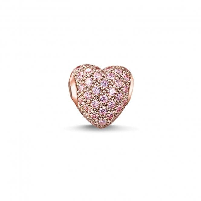 Thomas Sabo Rose Gold Zirconia Karma Bead K0144 - 416 - 9Thomas Sabo Karma BeadsK0144 - 416 - 9