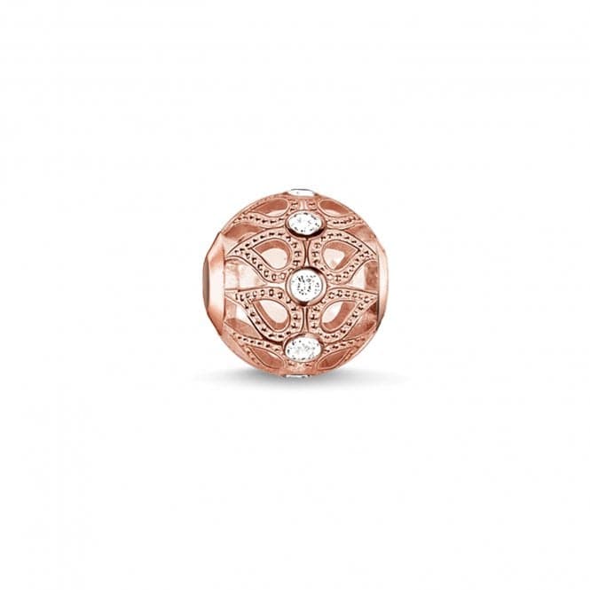 Thomas Sabo Rose Gold Zirconia Karma Bead K0146 - 416 - 14Thomas Sabo Karma BeadsK0146 - 416 - 14