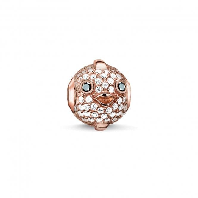 Thomas Sabo Rose Gold Zirconia Karma Bead K0148 - 416 - 14Thomas Sabo Karma BeadsK0148 - 416 - 14