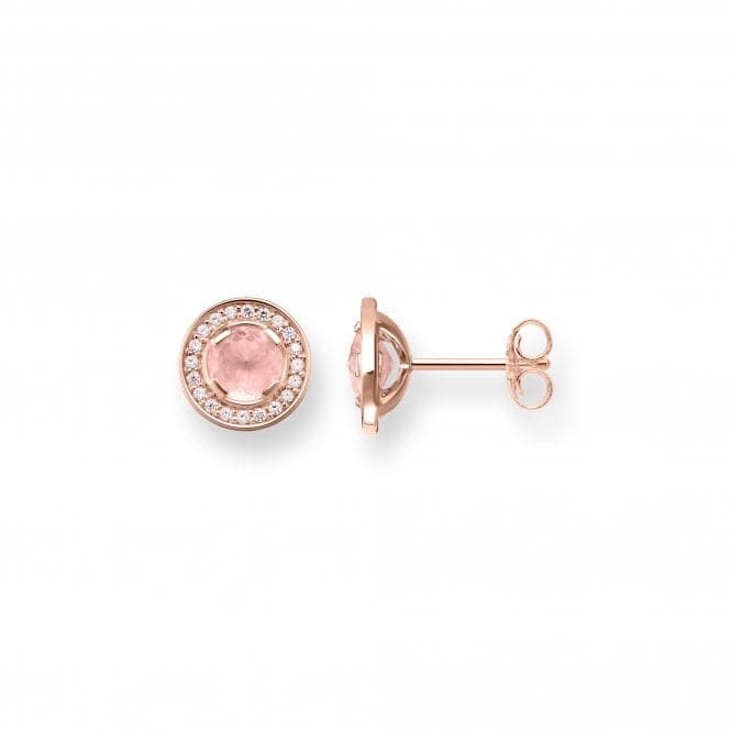 Thomas Sabo Rose Quartz Light Of Luna Earrings H1858 - 417 - 9Thomas Sabo Sterling SilverH1858 - 417 - 9