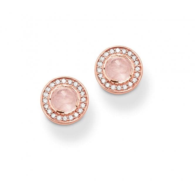 Thomas Sabo Rose Quartz Light Of Luna Earrings H1858 - 417 - 9Thomas Sabo Sterling SilverH1858 - 417 - 9