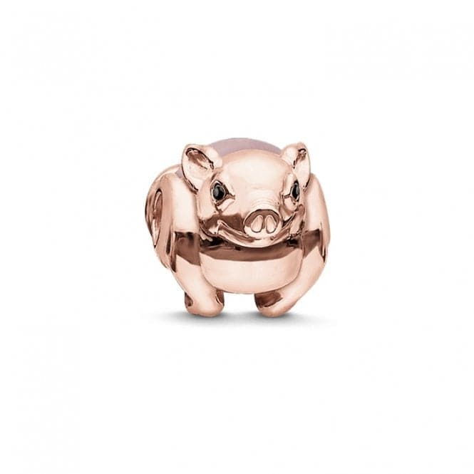 Thomas Sabo Rose Quartz Piglet Karma Bead K0197 - 417 - 9Thomas Sabo Karma BeadsK0197 - 417 - 9