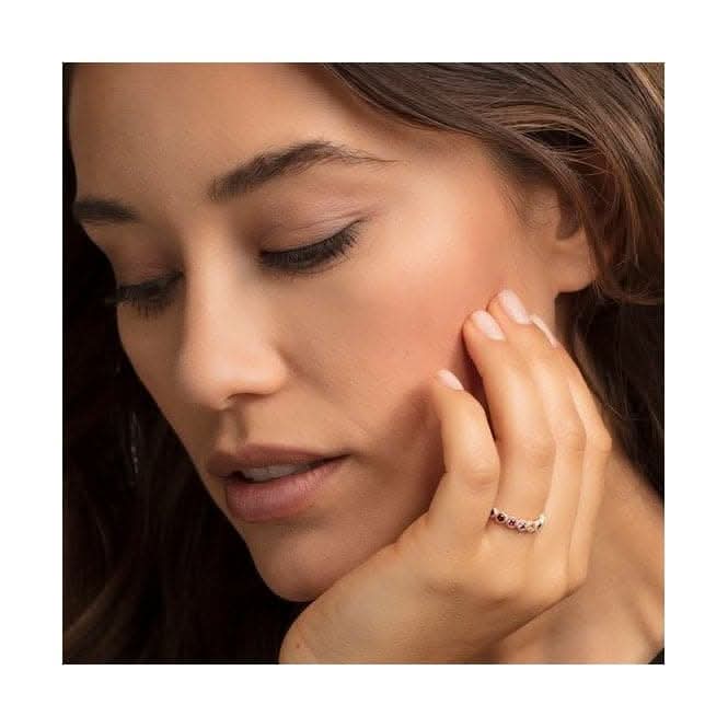 Thomas Sabo Royalty Colourful Filigree Stone Rose Gold Ring TR2148 - 068 - 7Thomas Sabo Sterling SilverTR2148 - 068 - 7 - 48