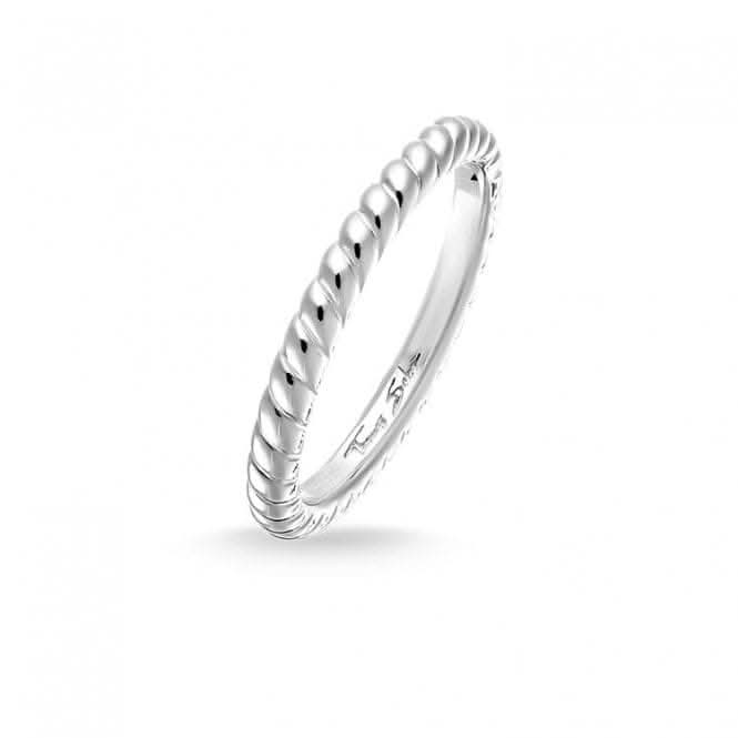 Thomas Sabo Silver Cord Look Ring TR1978 - 001 - 12Thomas Sabo Sterling SilverTR1978 - 001 - 12 - 48