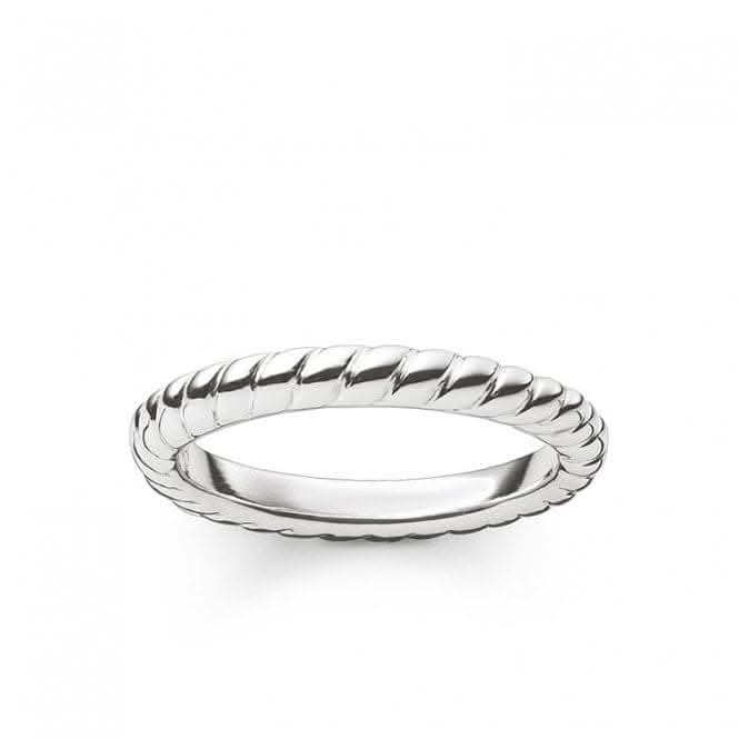Thomas Sabo Silver Cord Look Ring TR1978 - 001 - 12Thomas Sabo Sterling SilverTR1978 - 001 - 12 - 48