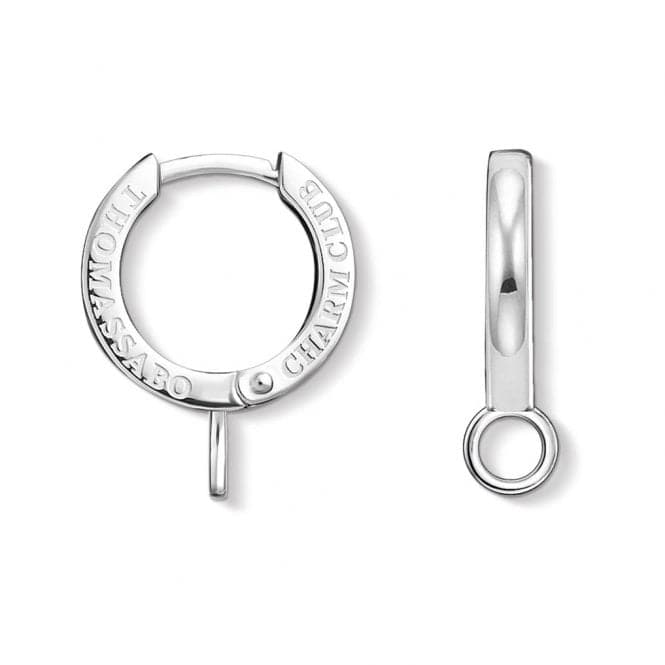 Thomas Sabo Silver Diamond Silver Mini Charm Hoop H2011 - 001 - 21Thomas Sabo Charm ClubH2011 - 001 - 21