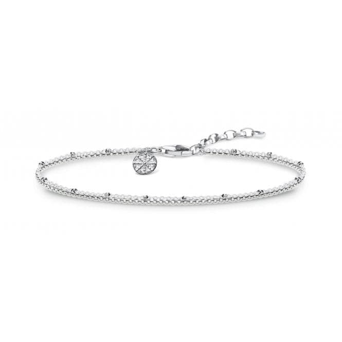 Thomas Sabo Silver Karma Wheel Bracelet KA0007 - 001 - 21 - L19vThomas Sabo Karma BeadsKA0007 - 001 - 21 - L19v