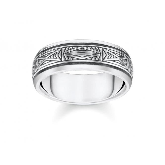 Thomas Sabo Silver Ornament Band Ring TR2277 - 637 - 21Thomas Sabo Sterling SilverTR2277 - 637 - 21 - 68