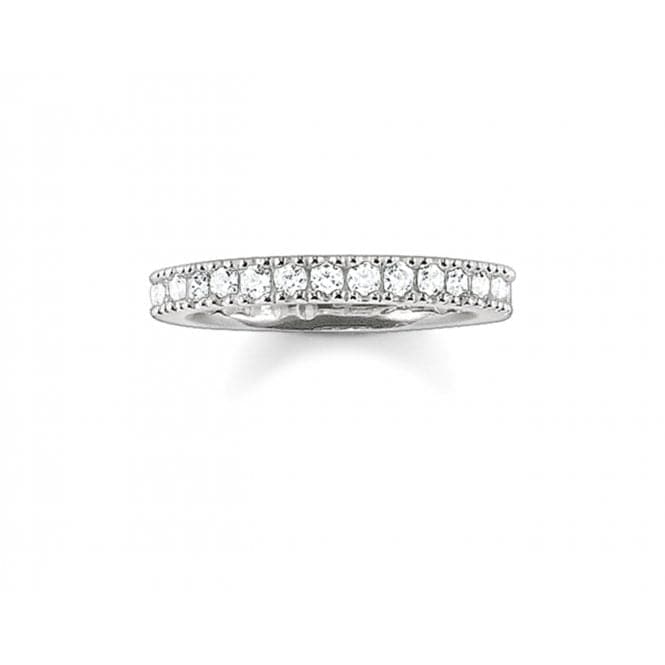 Thomas Sabo Silver Pavé Eternity Ring TR1981 - 051 - 14Thomas Sabo Sterling SilverTR1981 - 051 - 14 - 48