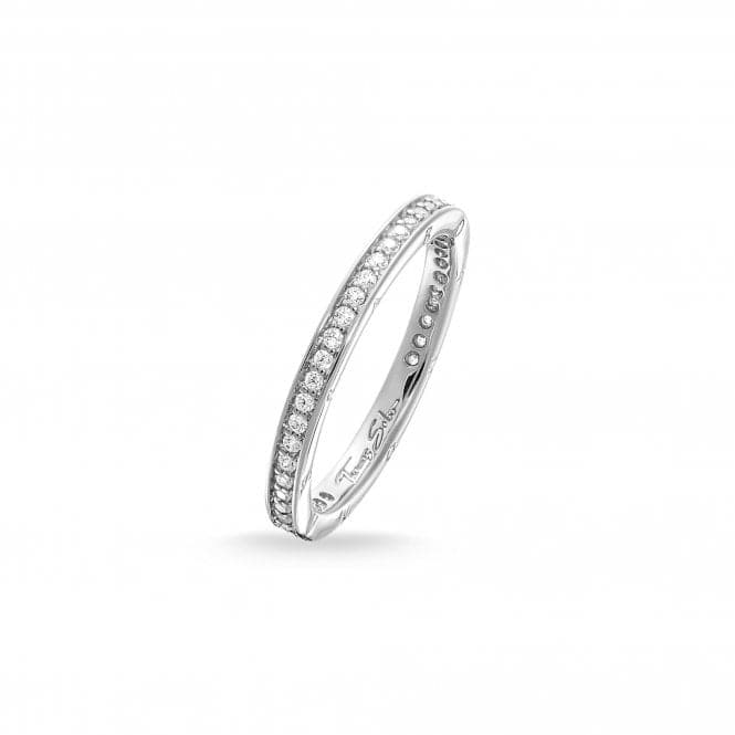 Thomas Sabo Silver Pavé Eternity Ring TR1983 - 051 - 14Thomas Sabo Sterling SilverTR1983 - 051 - 14 - 48