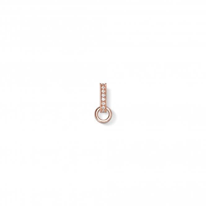 Thomas Sabo Silver Rose Gold Zirconia Charm Carrier X0263 - 416 - 14Thomas Sabo Charm ClubX0263 - 416 - 14