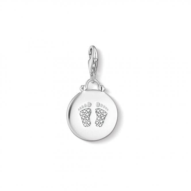 Thomas Sabo Silver Zirconia Baby Footprint Charm 1692 - 051 - 14Thomas Sabo Charm Club1692 - 051 - 14
