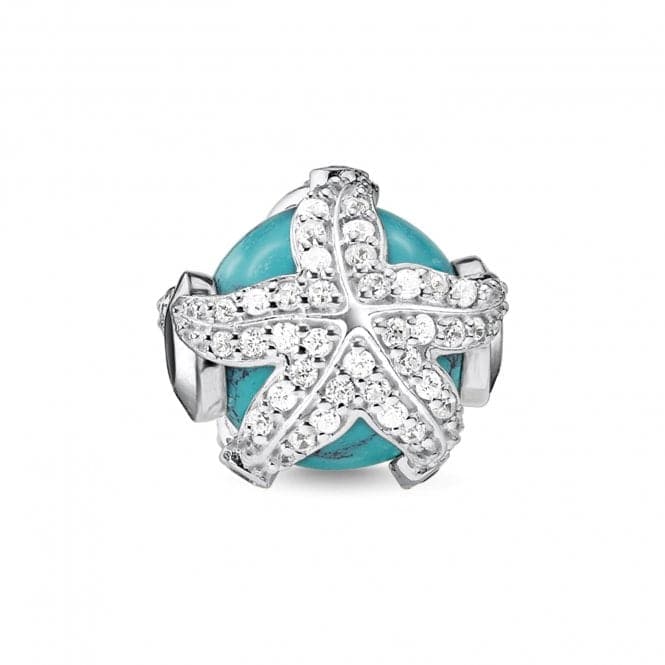 Thomas Sabo Silver Zirconia Pave Starfish Karma Bead K0292 - 405 - 17Thomas Sabo Karma BeadsK0292 - 405 - 17