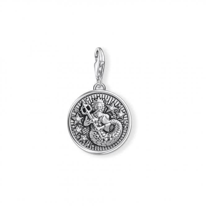 Thomas Sabo Silver Zirconia Vintage Aquarius Zodiac Charm 1638 - 643 - 21Thomas Sabo Charm Club1638 - 643 - 21