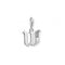 Thomas Sabo Silver Zirconia Vintage W Letter Charm 1603 - 643 - 21Thomas Sabo Charm Club1603 - 643 - 21