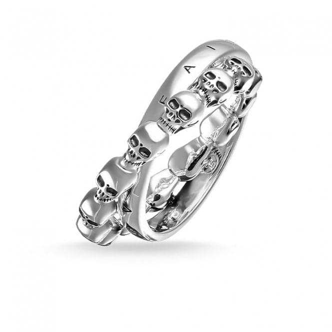 Thomas Sabo Skull Love Faith Hope Ring TR2103 - 637 - 12Thomas Sabo Sterling SilverTR2103 - 637 - 12 - 48