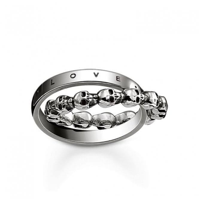 Thomas Sabo Skull Love Faith Hope Ring TR2103 - 637 - 12Thomas Sabo Sterling SilverTR2103 - 637 - 12 - 48