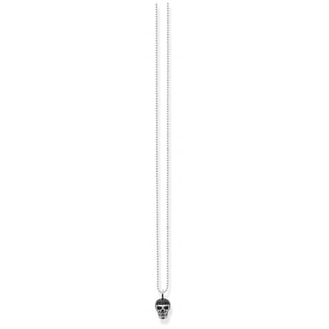 Thomas Sabo Small Black Sparkling Skull Pendant PE480 - 051 - 11Thomas Sabo Sterling SilverPE480 - 051 - 11