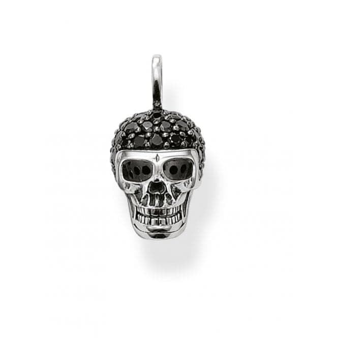 Thomas Sabo Small Black Sparkling Skull Pendant PE480 - 051 - 11Thomas Sabo Sterling SilverPE480 - 051 - 11