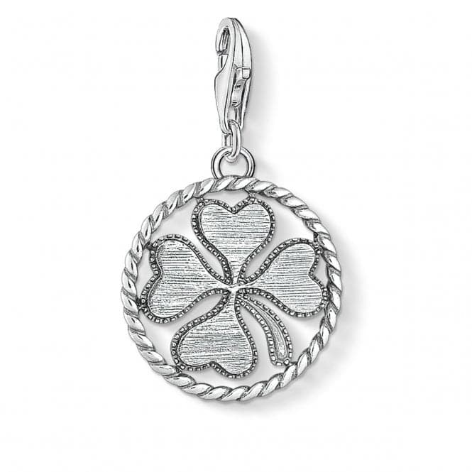 Thomas Sabo Sterling Silver Cloverleaf Coin Charm 1759 - 637 - 21Thomas Sabo Charm Club1759 - 637 - 21