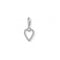 Thomas Sabo Sterling Silver Cut - out Zirconia Heart Charm 1761 - 051 - 14Thomas Sabo Charm Club1761 - 051 - 14
