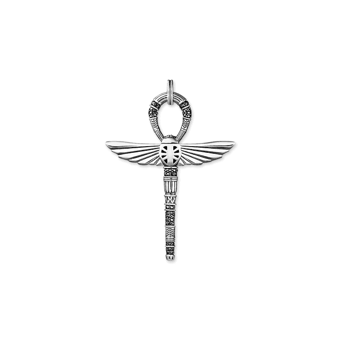 Thomas Sabo Sterling Silver Egyptian Cross Pendant PE741 - 643 - 11Thomas Sabo Sterling SilverPE741 - 643 - 11