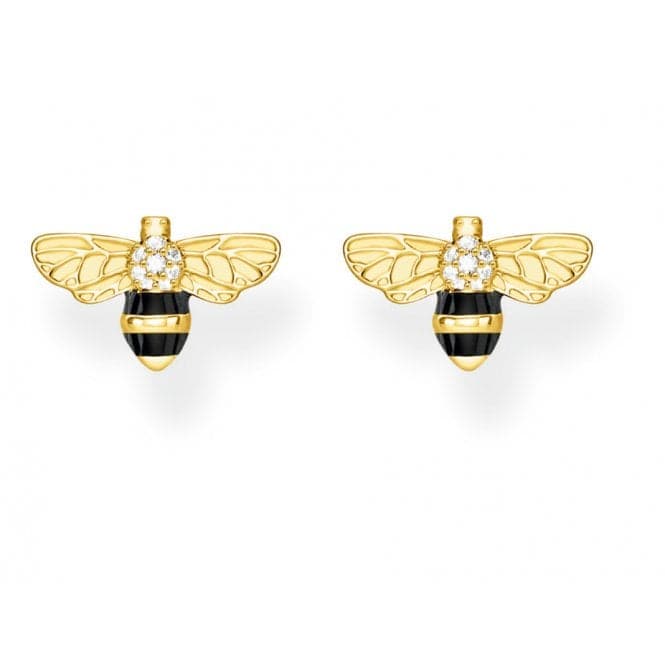 Thomas Sabo Sterling Silver Gold Plated Bee Ear Studs H2052 - 565 - 7Thomas Sabo Sterling SilverH2052 - 565 - 7