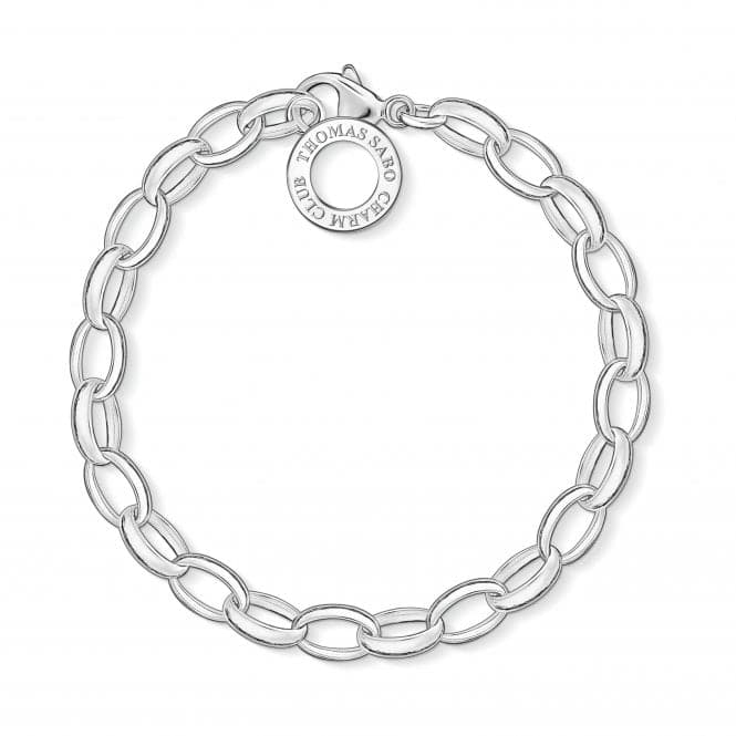 Thomas Sabo Sterling Silver Large Link Charm Bracelet X0032 - 001 - 12Thomas Sabo Charm ClubX0032 - 001 - 12 - S