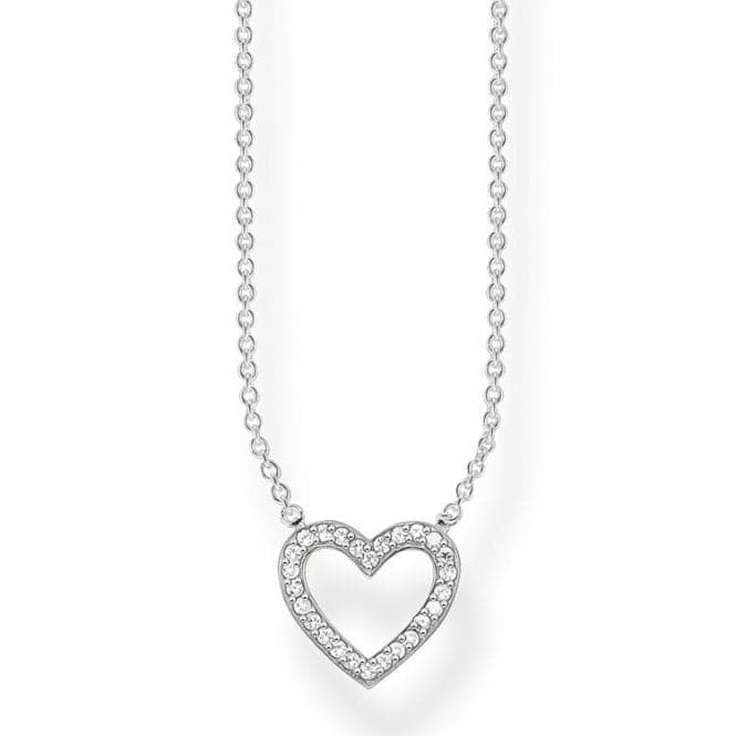 Thomas Sabo Sterling Silver Open Heart Necklace KE1554 - 051 - 14Thomas Sabo Sterling SilverKE1554 - 051 - 14 - L45v