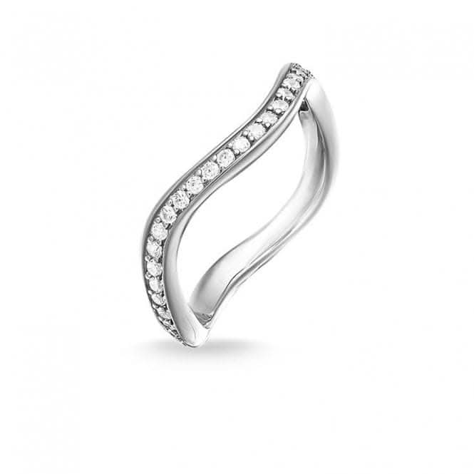 Thomas Sabo Sterling Silver Zirconia White Ring TR2010 - 051 - 14Thomas Sabo Sterling SilverTR2010 - 051 - 14 - 48