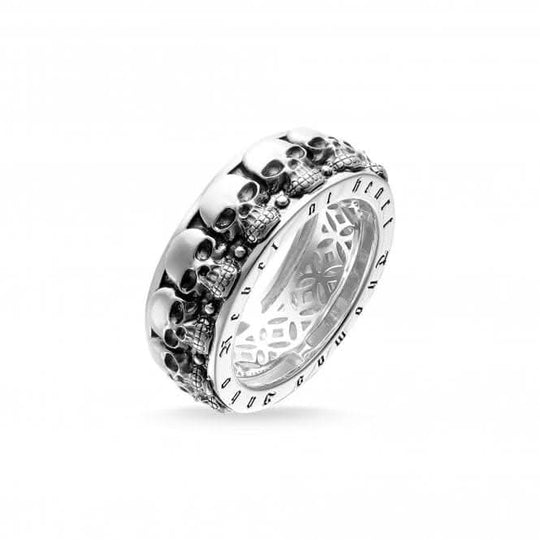 Anello Thomas Sabo Unisex In Argento 925 Con Dettaglio Nero – Design Moderno, Taglie Varie, Gioiello Di Tendenza - 2
