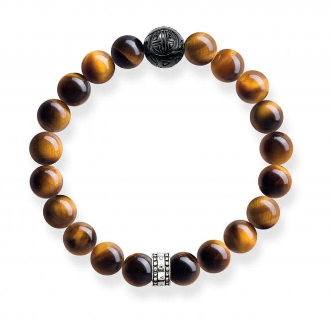 Thomas Sabo Tigers Eye Brown Bracelet A1408 - 806 - 2Thomas Sabo Sterling SilverA1408 - 806 - 2 - L17,5