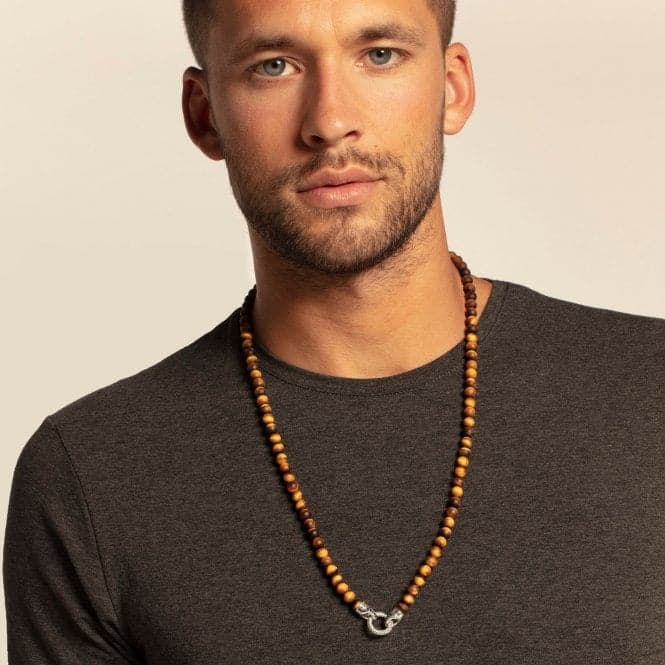 Thomas Sabo Tigers Eye Power Necklace KE1801 - 950 - 2 - L70Thomas Sabo Sterling SilverKE1801 - 950 - 2 - L70