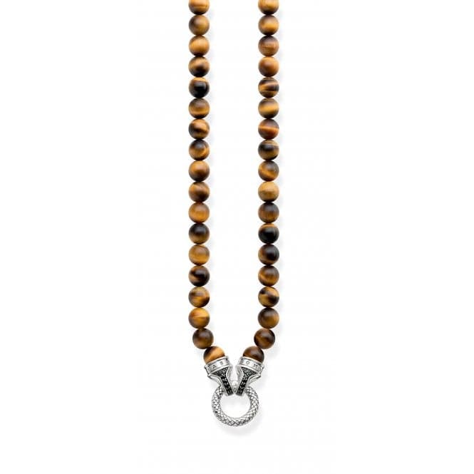 Thomas Sabo Tigers Eye Power Necklace KE1801 - 950 - 2 - L70Thomas Sabo Sterling SilverKE1801 - 950 - 2 - L70