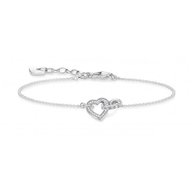 Thomas Sabo Together Heart Bracelet A1648 - 051 - 14 - L19vThomas Sabo Sterling SilverA1648 - 051 - 14 - L19v