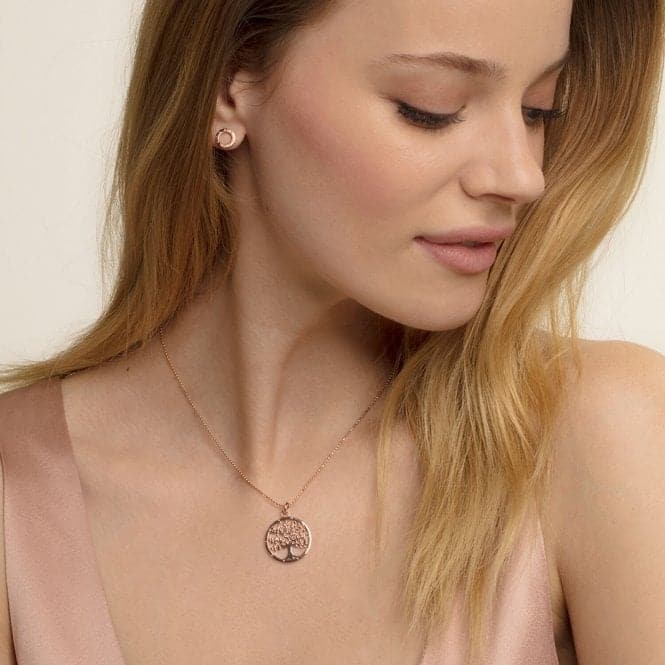 Thomas Sabo Tree of Love Rose Gold Plated Necklace KE1660 - 415 - 40 - L45vThomas Sabo Sterling SilverKE1660 - 415 - 40 - L45v