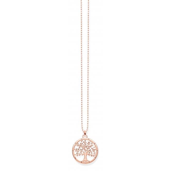 Thomas Sabo Tree of Love Rose Gold Plated Necklace KE1660 - 415 - 40 - L45vThomas Sabo Sterling SilverKE1660 - 415 - 40 - L45v