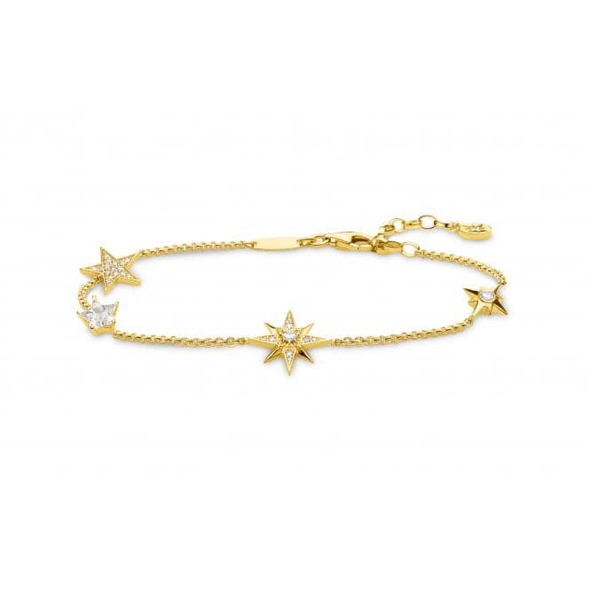 Thomas Sabo White Gold Magic Stars Multiple Star Bracelet A1916 - 414 - 14 - L19vThomas Sabo Sterling SilverA1916 - 414 - 14 - L19v