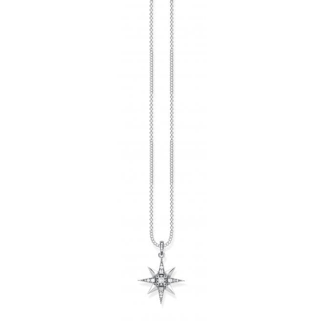 Thomas Sabo White Kingdom Of Dreams Star Necklace KE1825 - 643 - 14 - L45vThomas Sabo Sterling SilverKE1825 - 643 - 14 - L45v