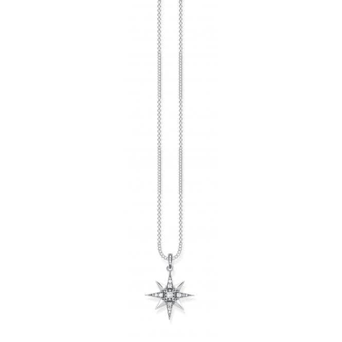 Thomas Sabo White Kingdom Of Dreams Star Necklace KE1825 - 643 - 14 - L45vThomas Sabo Sterling SilverKE1825 - 643 - 14 - L45v
