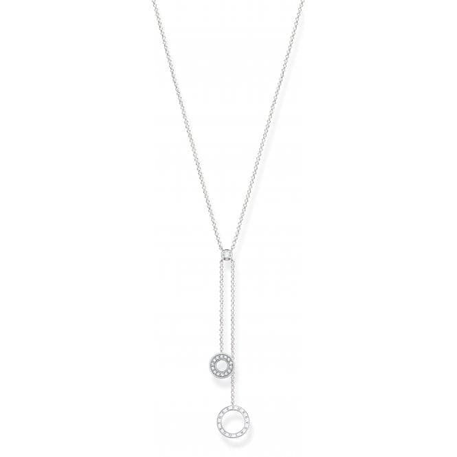 Thomas Sabo White Together Forever Necklace KE1906 - 051 - 14 - L45vThomas Sabo Sterling SilverKE1906 - 051 - 14 - L45v