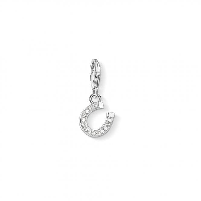 Thomas Sabo White Zirconia Horseshoe Charm 1795 - 051 - 14Thomas Sabo Charm Club1795 - 051 - 14