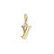 Thomas Sabo Yellow Gold Silver Vintage Y Letter Charm 1631 - 414 - 39Thomas Sabo Charm Club1631 - 414 - 39