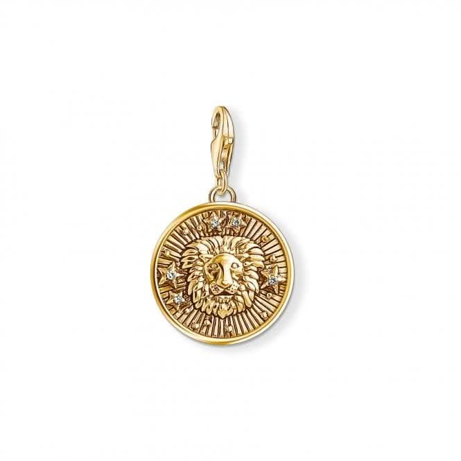 Thomas Sabo Yellow Gold Vintage Leo Zodiac Charm 1656-414-39