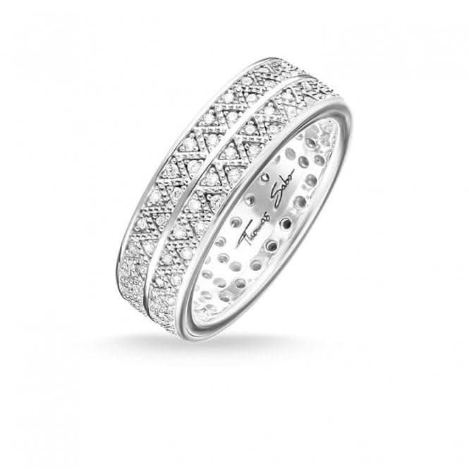 Thomas Sabo Zirconia Ring TR2051 - 051 - 14Thomas Sabo Sterling SilverTR2051 - 051 - 14 - 48